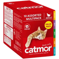 Catmor Multi-Pack Assorted Adult Wet Cat Food 10 x 70g