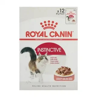 Royal Canin Instinctive Gravy Adult Wet Cat Food 12 x 85g