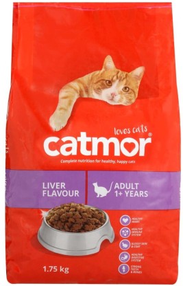 Catmor Liver Flavour Liver 1.75 kg Dry Adult Cat Food