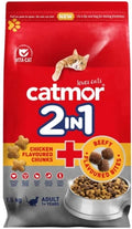 Catmor 2 in 1 Chunks Dry Chicken 1.5 kg Dry Adult Cat Food
