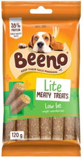 Beeno Rollies Meaty Treat Rolls Lite Beef NA Treat  (120 g)