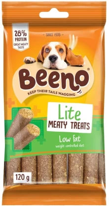 Beeno Rollies Meaty Treat Rolls Lite Beef NA Treat  (120 g)